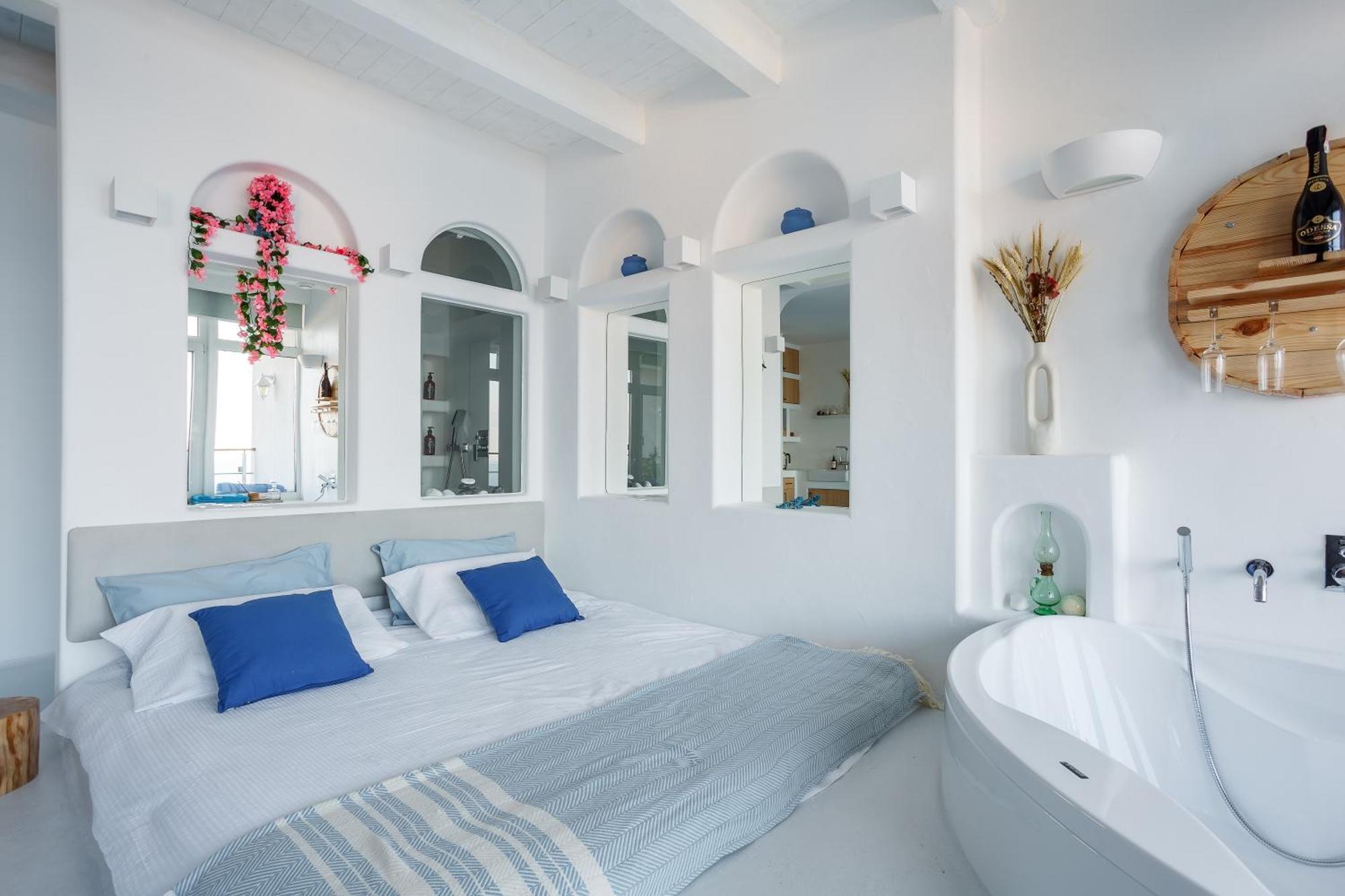 Anna Maria Santorini - Greek Suite & Large Sea Terrace Arcadia Odessa Eksteriør bilde
